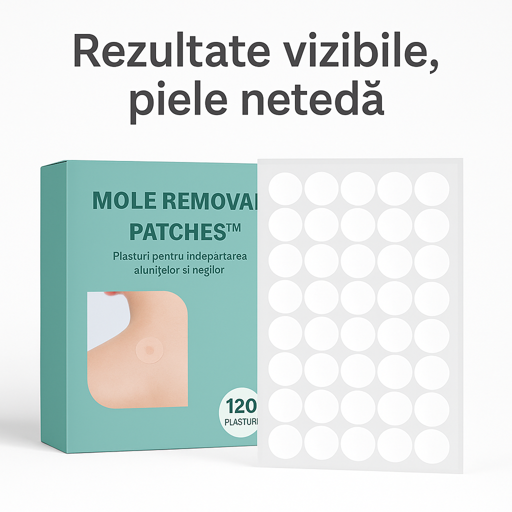 Mole Removal Patches – Plasturi pentru îndepărtarea alunițelor și negilor