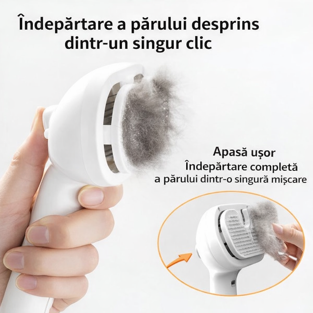 PawCare - Îndepărtează ușor părul căzut și descurcă blana