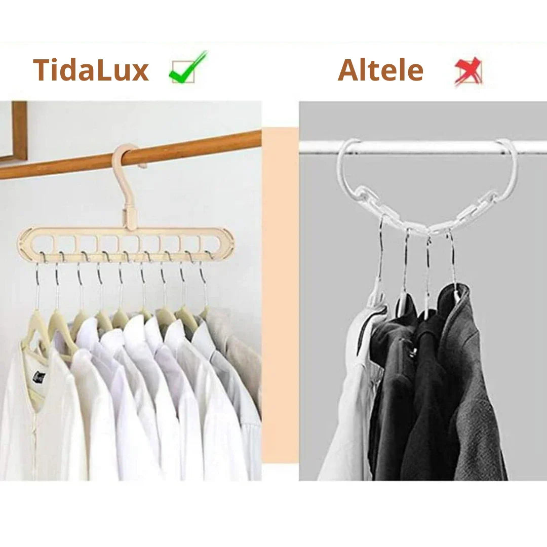 FlexiHanger – Suport 9-în-1 pentru Economisirea Spațiului