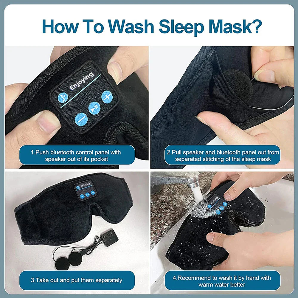 Ultimate 3D Sleep Mask - Cu Audio Bluetooth