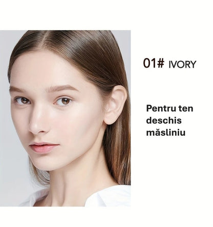 DermaGlow - Fond de ten Air Cushion cu Pigmenți Minerali