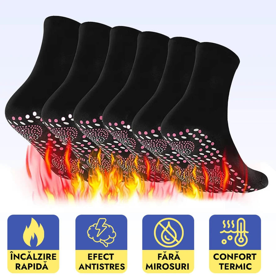 WarmSocks – Șosete Încălzite pentru Confort Maxim {2 Perechi}